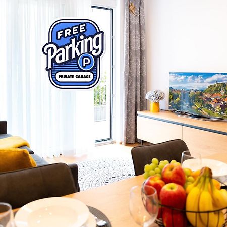 Masarykova Residence - Modern 1-Bedroom In City Center & Free Parking Lubiana Esterno foto